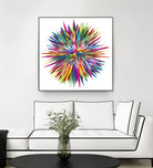 Color Explosion Three by Florian Habermann on GIANT ART - yellow vector illustration