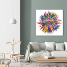 Color Explosion Three by Florian Habermann on GIANT ART - yellow vector illustration