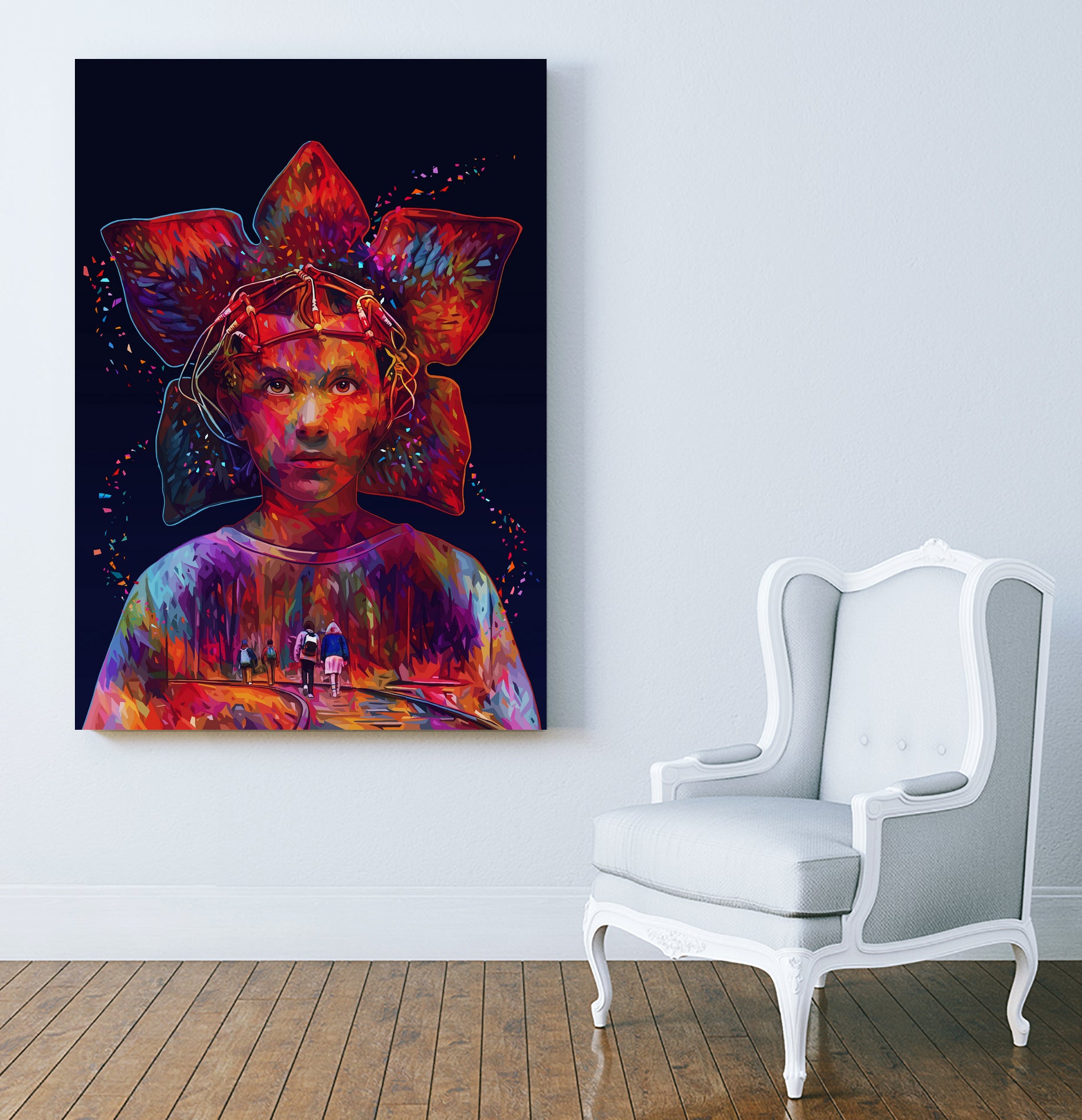 Stranger Things by Alessandro Pautasso on GIANT ART - black digital painting