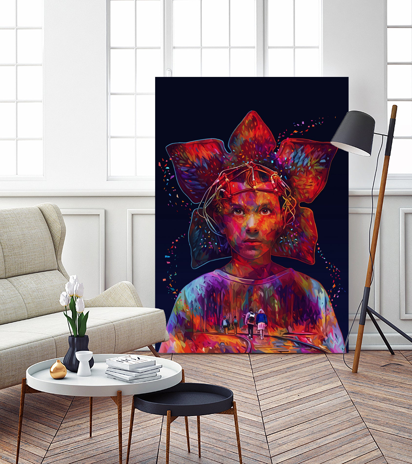 Stranger Things by Alessandro Pautasso on GIANT ART - black digital painting