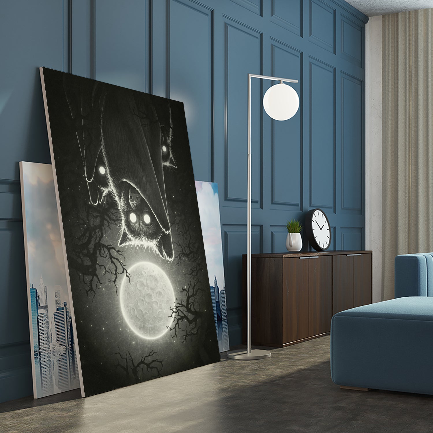 Hang Out by Lukáš Brežák on GIANT ART - black digital painting