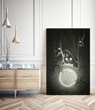 Hang Out by Lukáš Brežák on GIANT ART - black digital painting