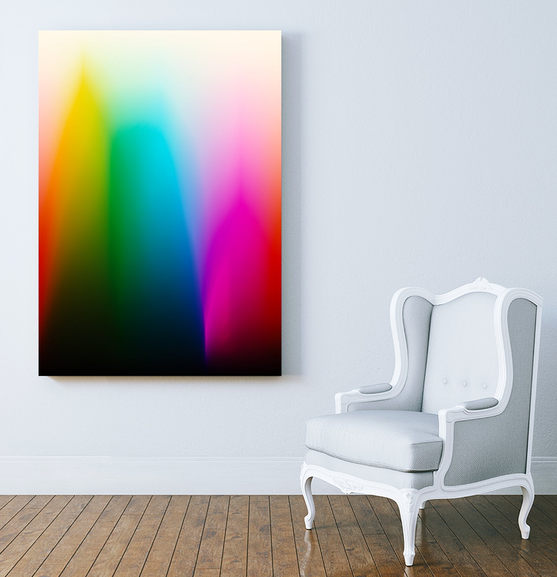 Every Color Rainbow Gradient on Film Stock by William Bottini on GIANT ART - red photo illustration