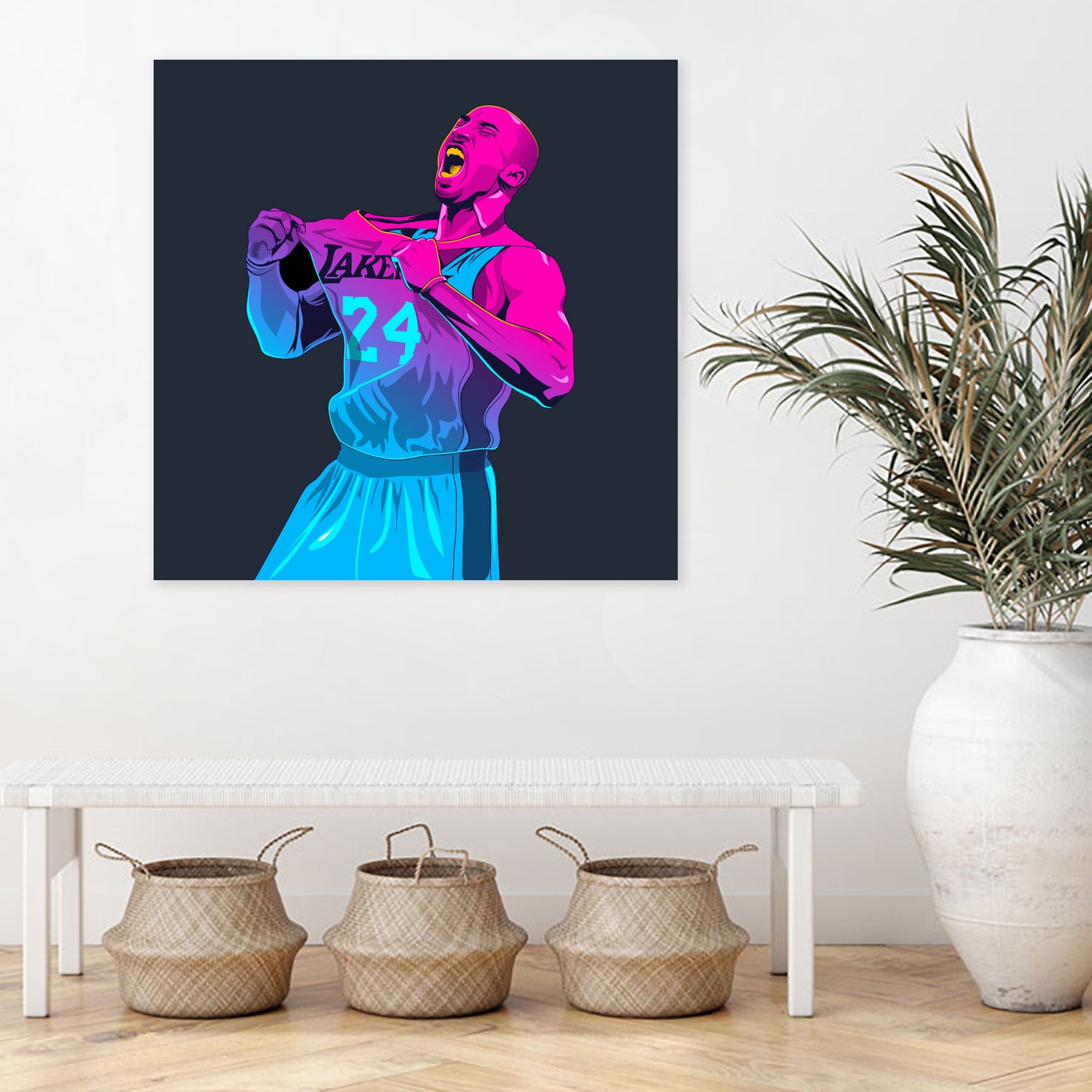 Kobe Bryant in pop art by Xen Zendra on GIANT ART