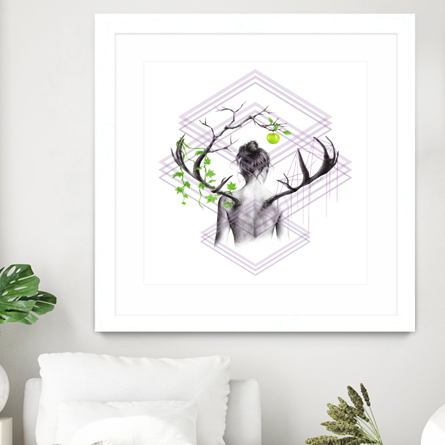 Grow by Emi Dimitrova on GIANT ART - white digital drawing