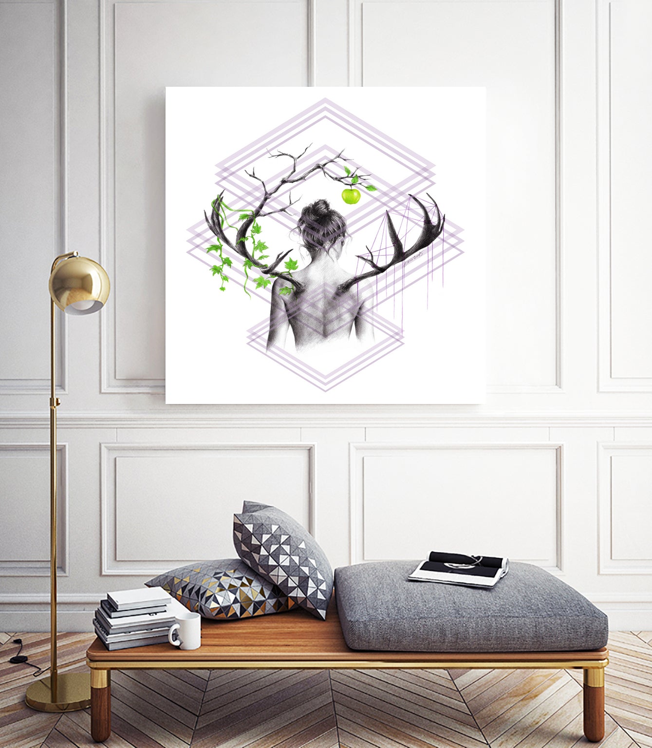Grow by Emi Dimitrova on GIANT ART - white digital drawing