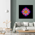 abstract flower3 by Ilya Shapko on GIANT ART - black vector illustration