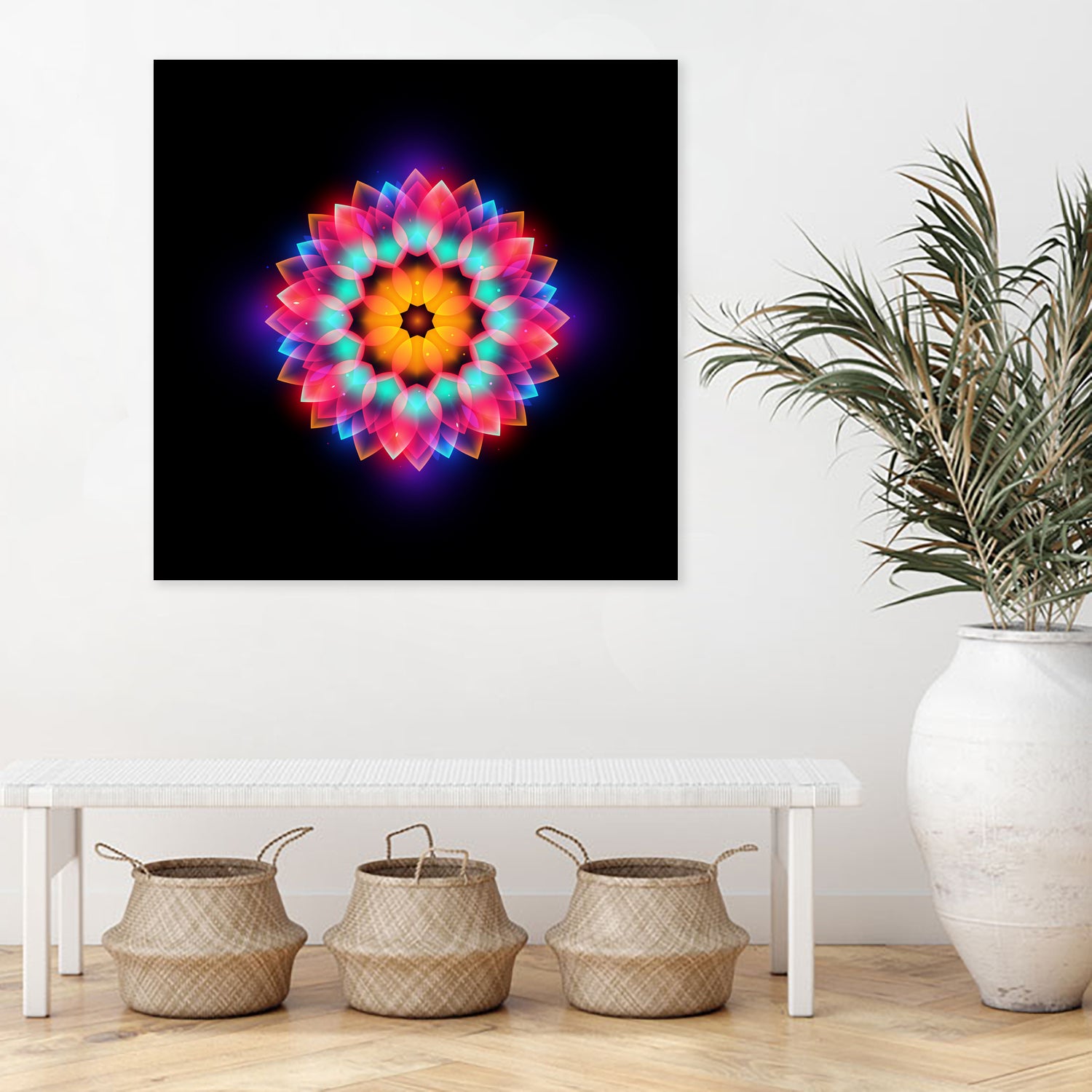 abstract flower3 by Ilya Shapko on GIANT ART - black vector illustration