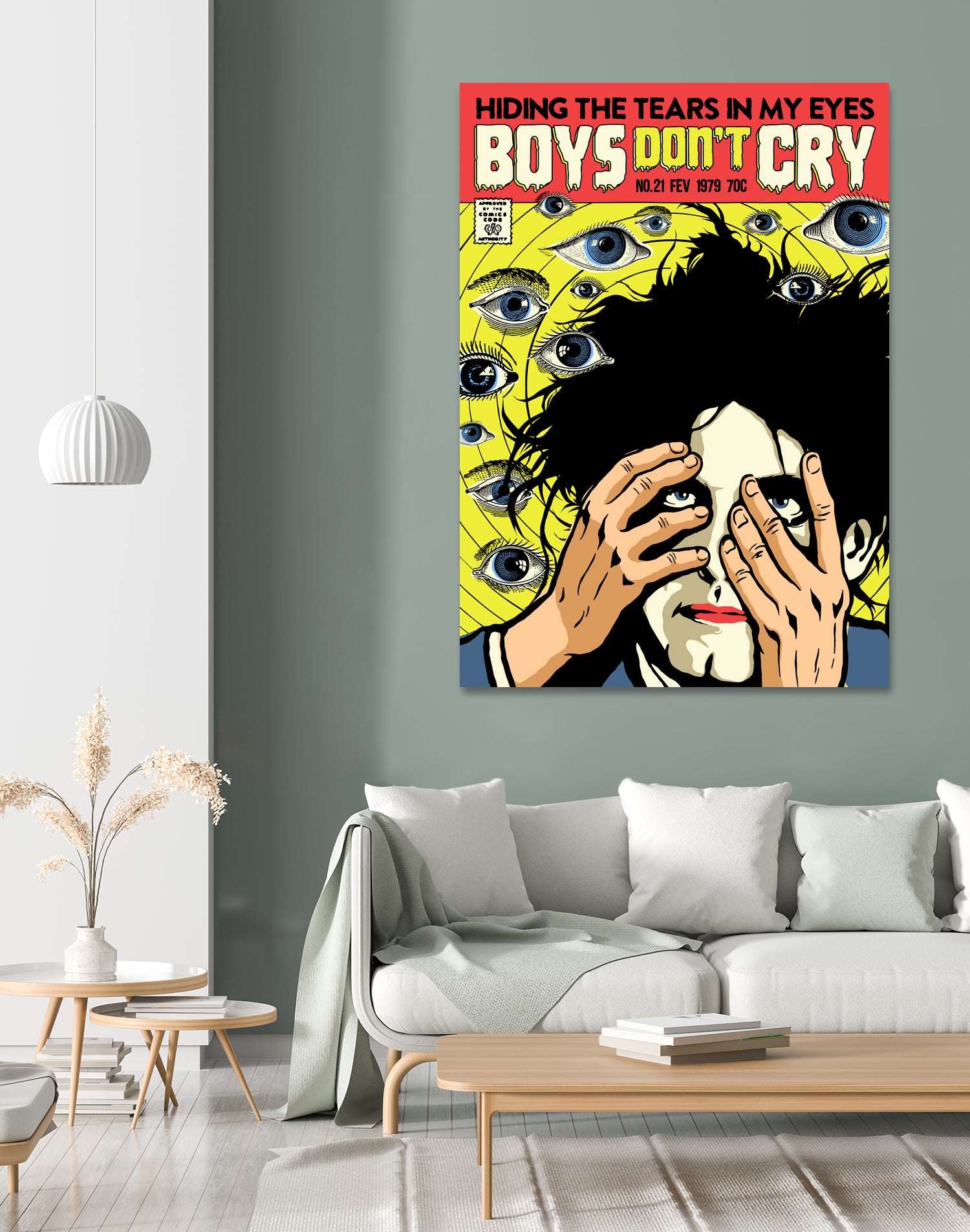 Boys Don't Cry by Bily Mariano da Luz on GIANT ART - yellow digital drawing