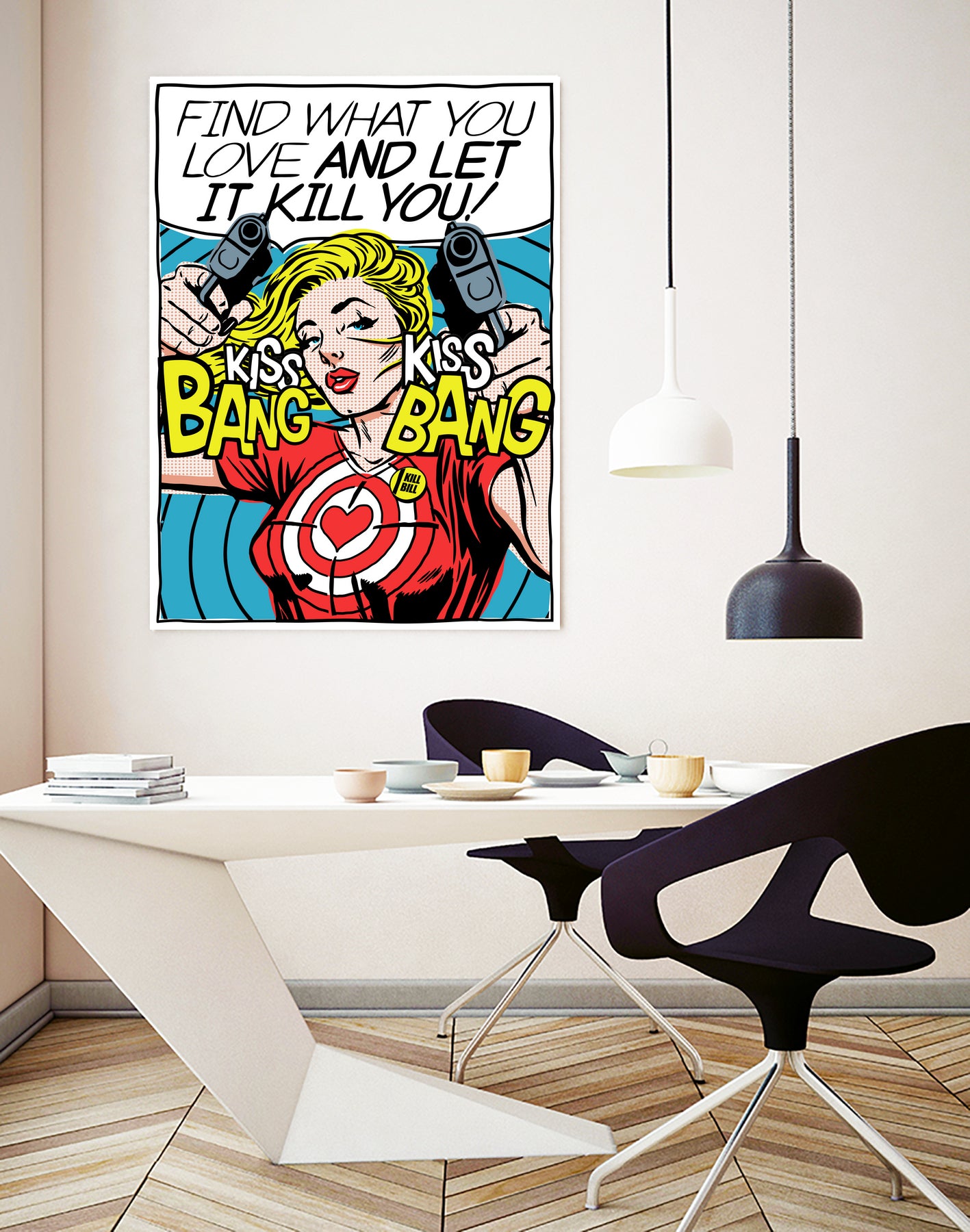 Find What You Love by Bily Mariano da Luz on GIANT ART - blue digital drawing