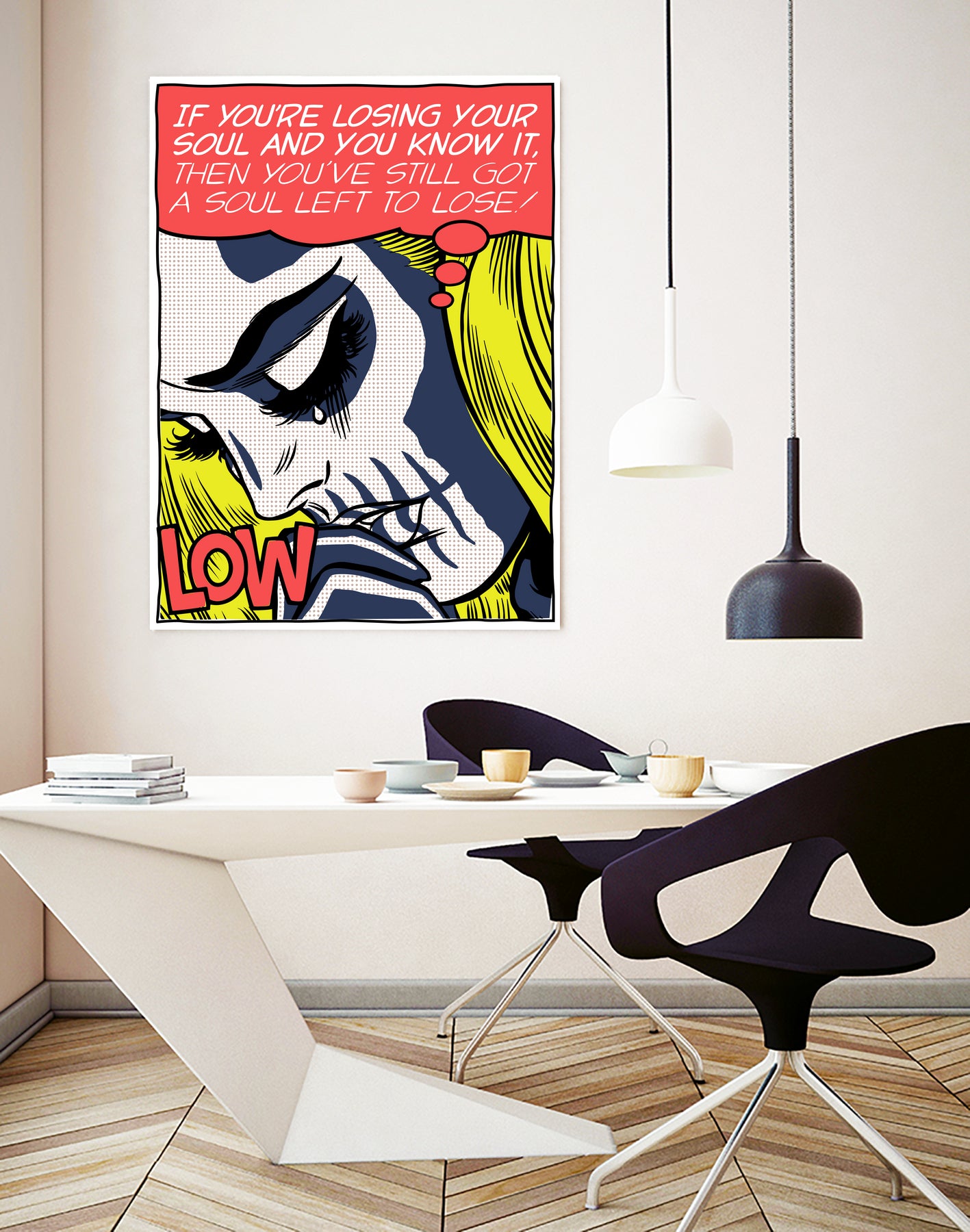 Losing Your Soul by Bily Mariano da Luz on GIANT ART - red digital drawing