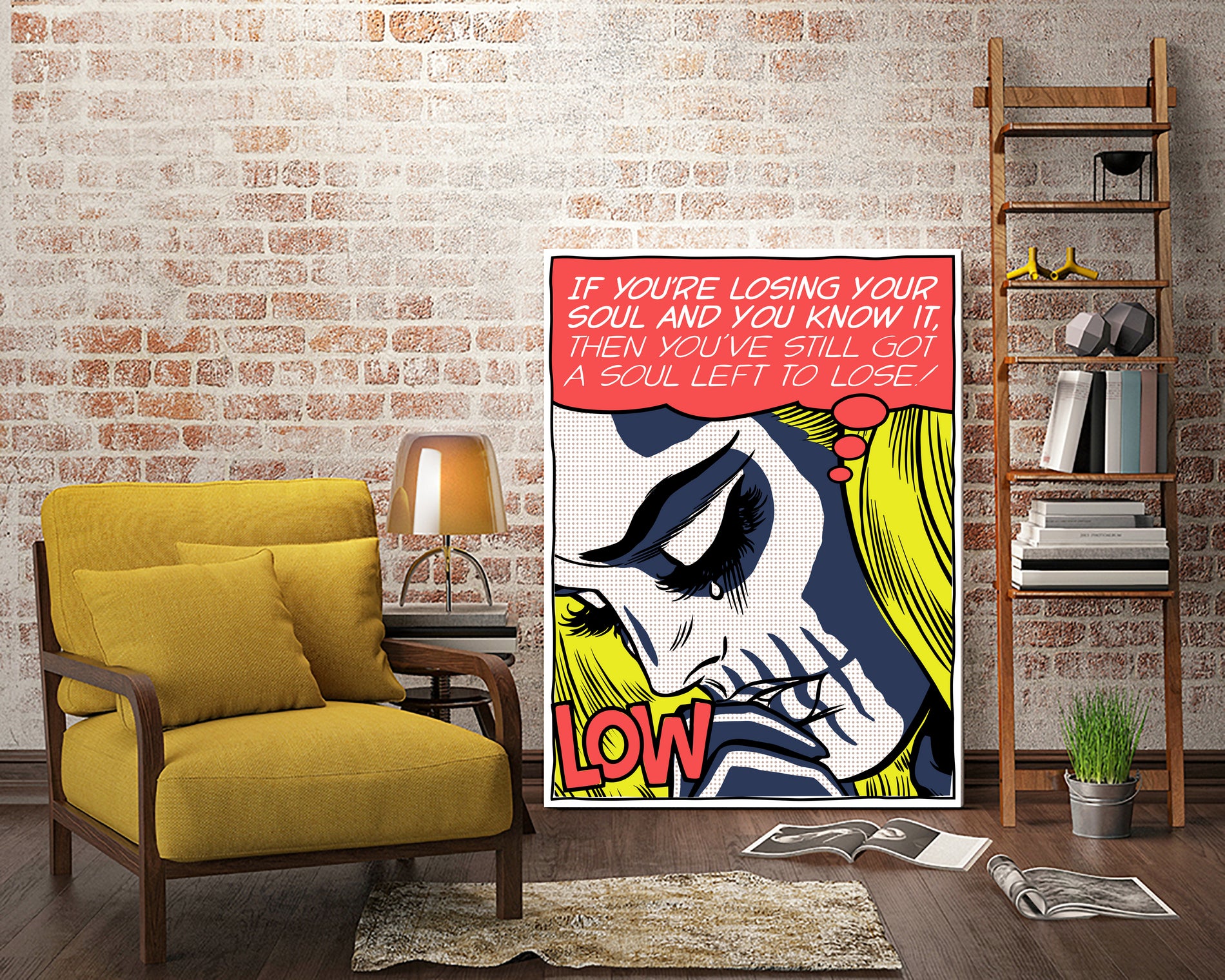 Losing Your Soul by Bily Mariano da Luz on GIANT ART - red digital drawing