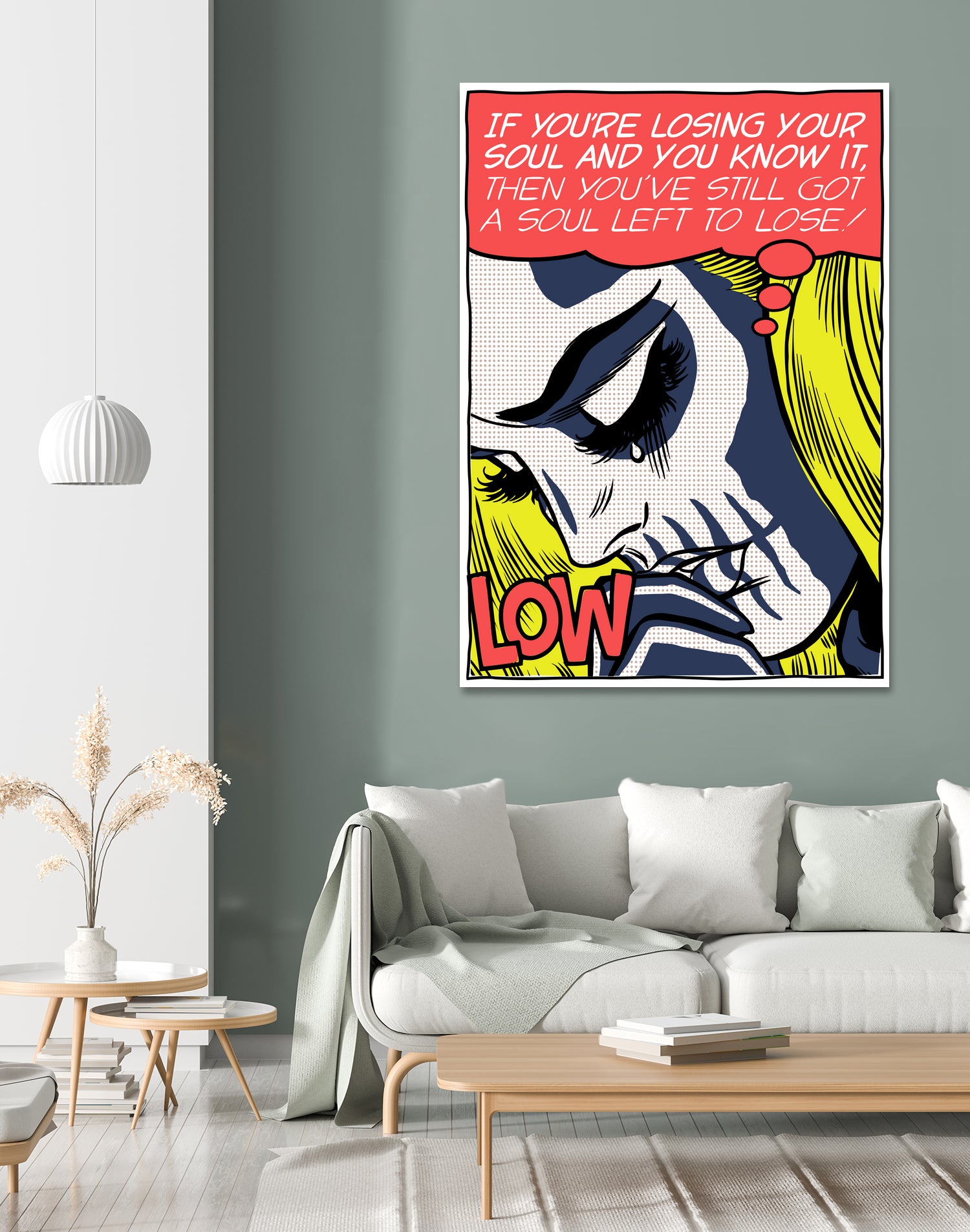 Losing Your Soul by Bily Mariano da Luz on GIANT ART - red digital drawing