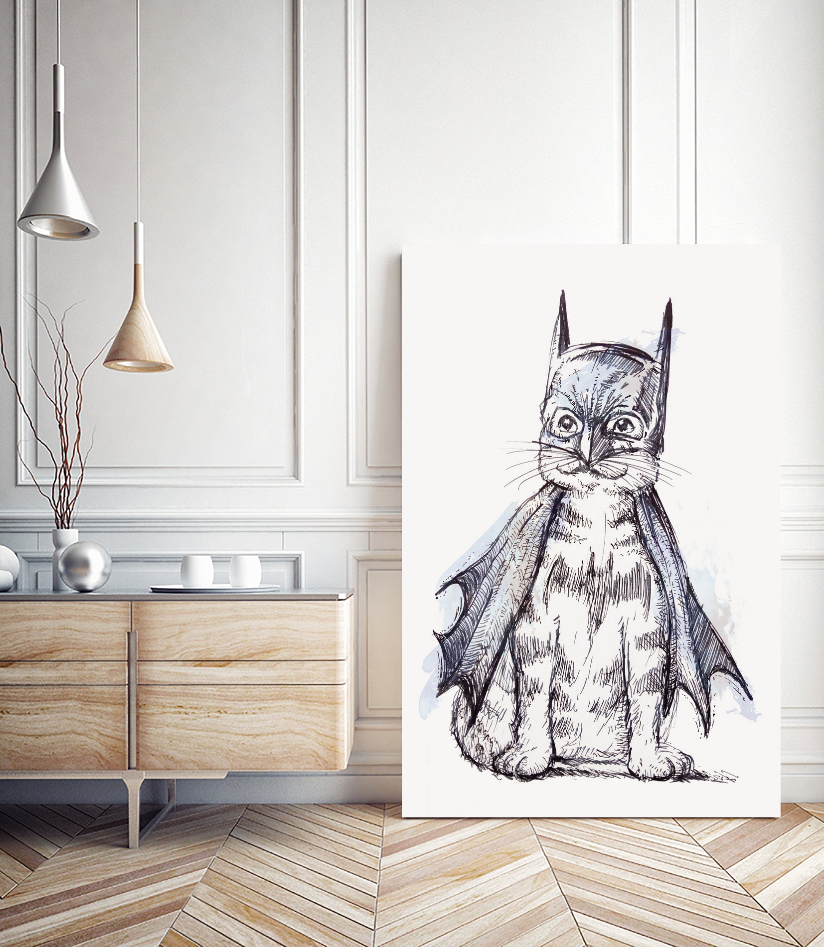 Bat-Cat by Koen Cheung Mok on GIANT ART - white character design