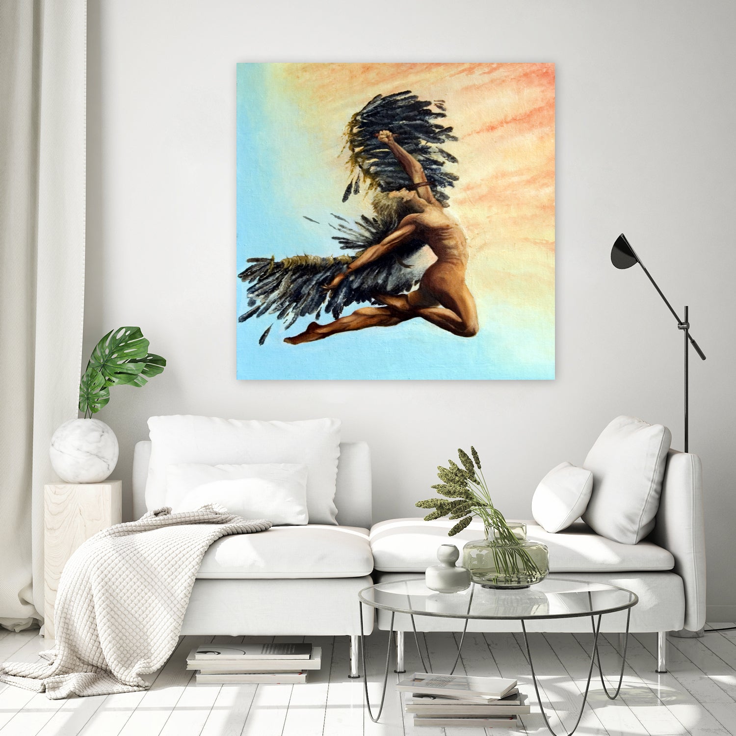 Icarus Descending by michael jon on GIANT ART - pink digital painting