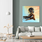 Icarus Descending by michael jon on GIANT ART - pink digital painting