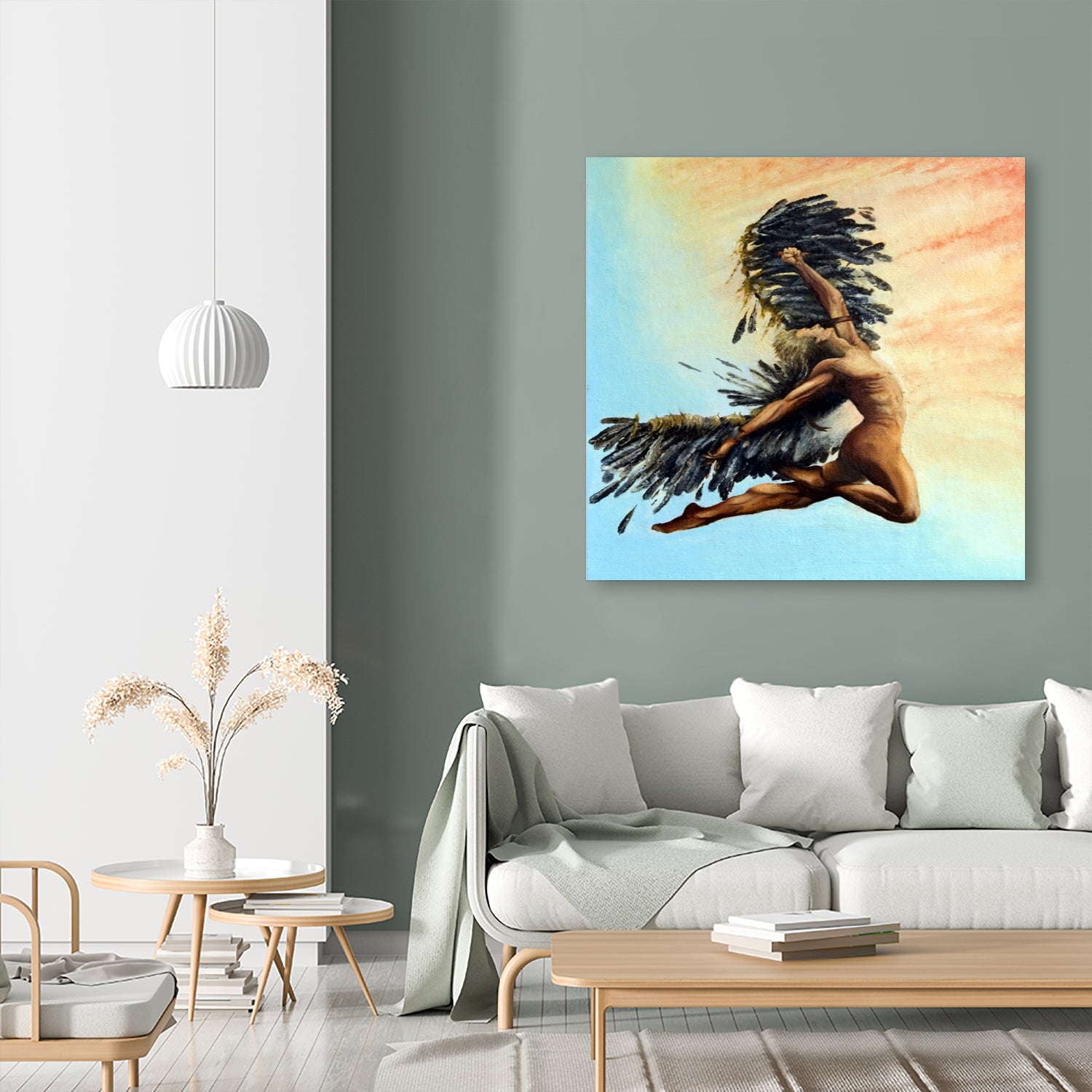 Icarus Descending by michael jon on GIANT ART - pink digital painting