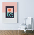 Sunsubiro by Wilmer Murillo on GIANT ART - pink mixed media