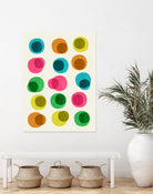 An Array of Circles by Trevor May on GIANT ART - pink digital painting
