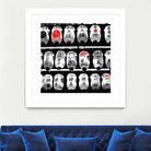 Japanese lanterns by Izabella Gelencsér on GIANT ART - black photo manipulation