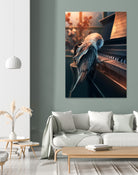 Piano Lesson by Cyril Rolando on GIANT ART - yellow digital painting