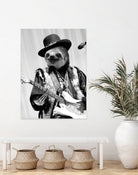 Rockstar Sloth #2 by Luigi Tarini on GIANT ART - gray photo manipulation