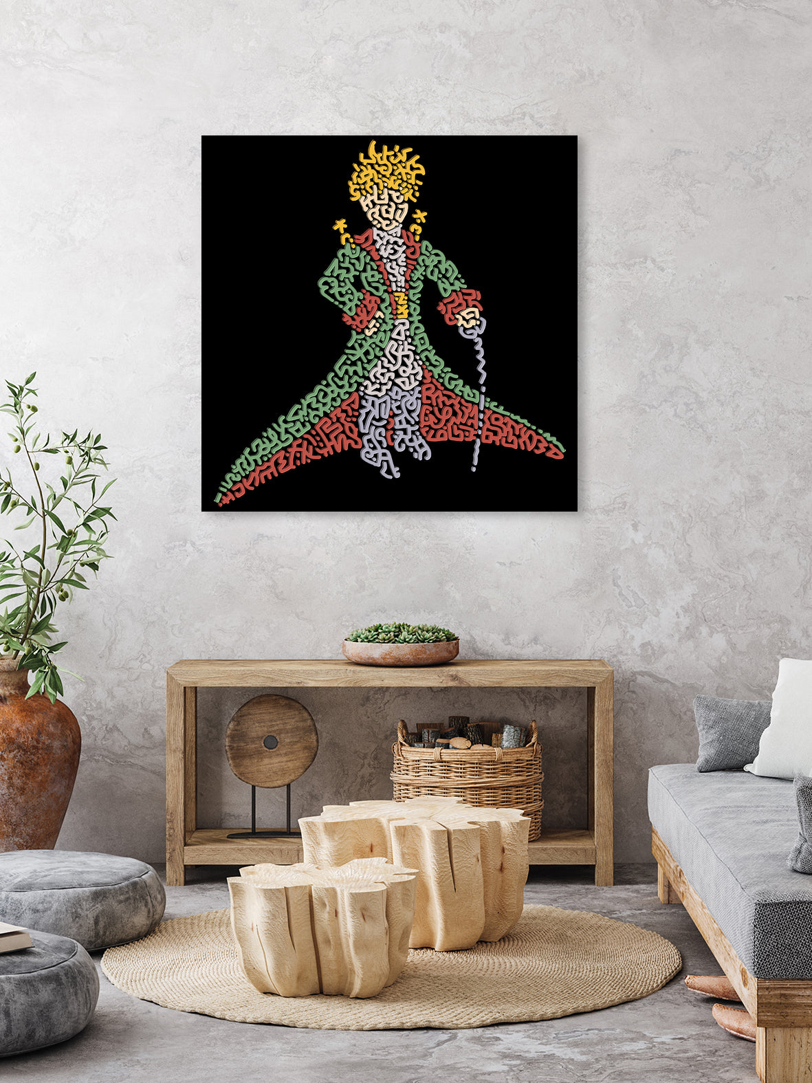 The Little Prince by Caroline BESSIERES on GIANT ART - green character design