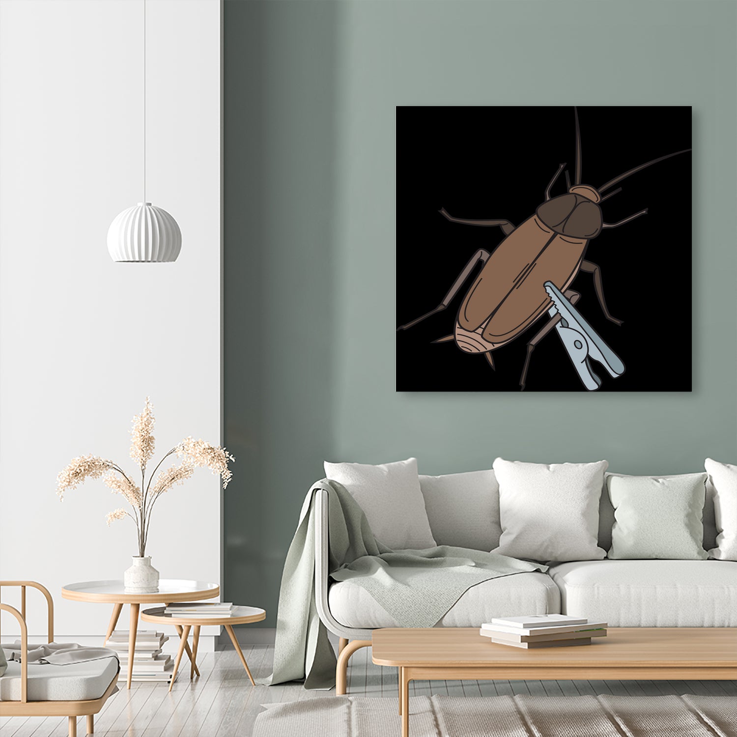 Roach-Clip by Proper Ganders on GIANT ART - brown vector illustration