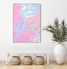 Abstract 2494 by Cecilie Karoline on GIANT ART - pink mixed media
