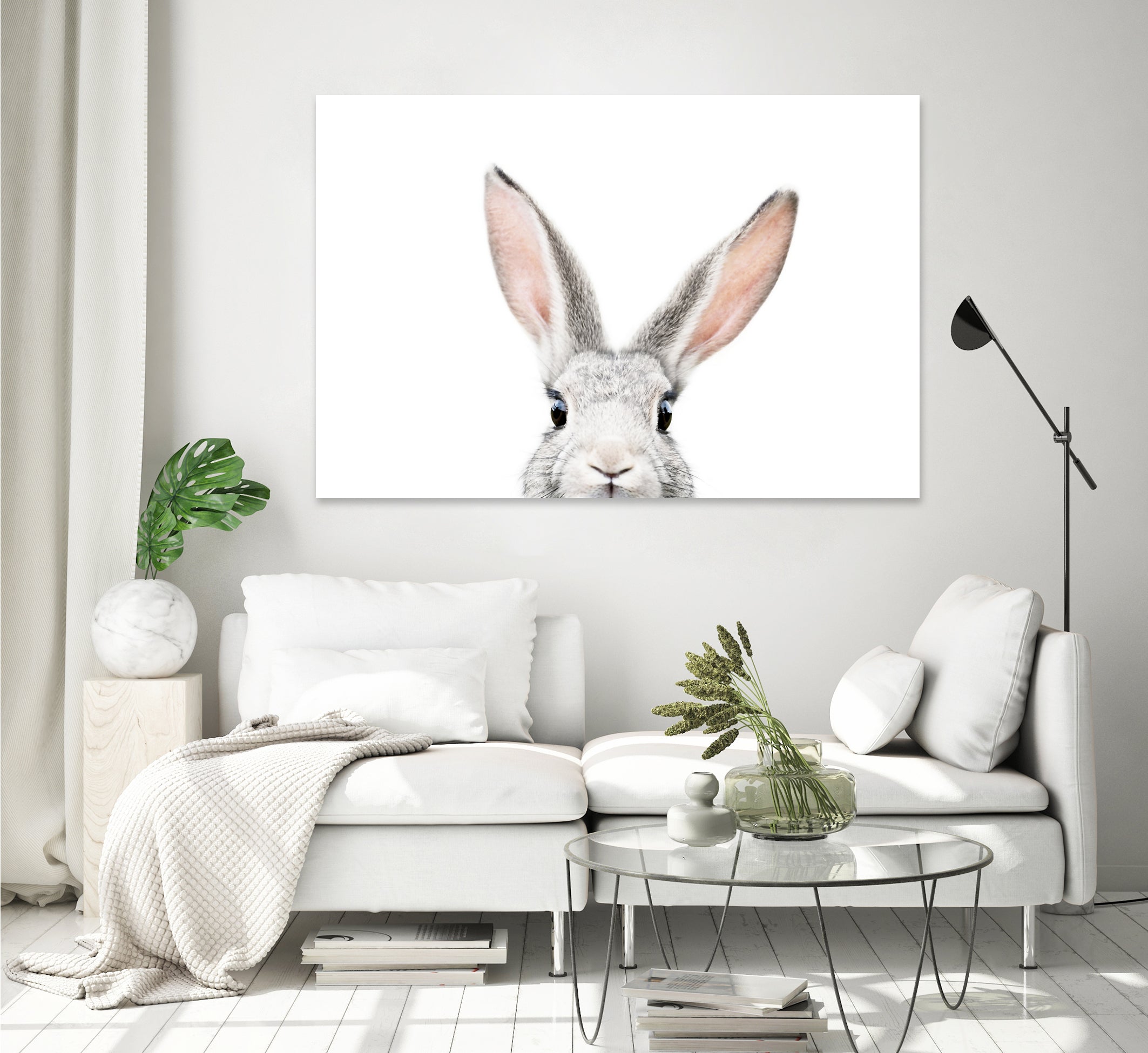 Bunny by Kathrin Pienaar on GIANT ART - gray photo manipulation