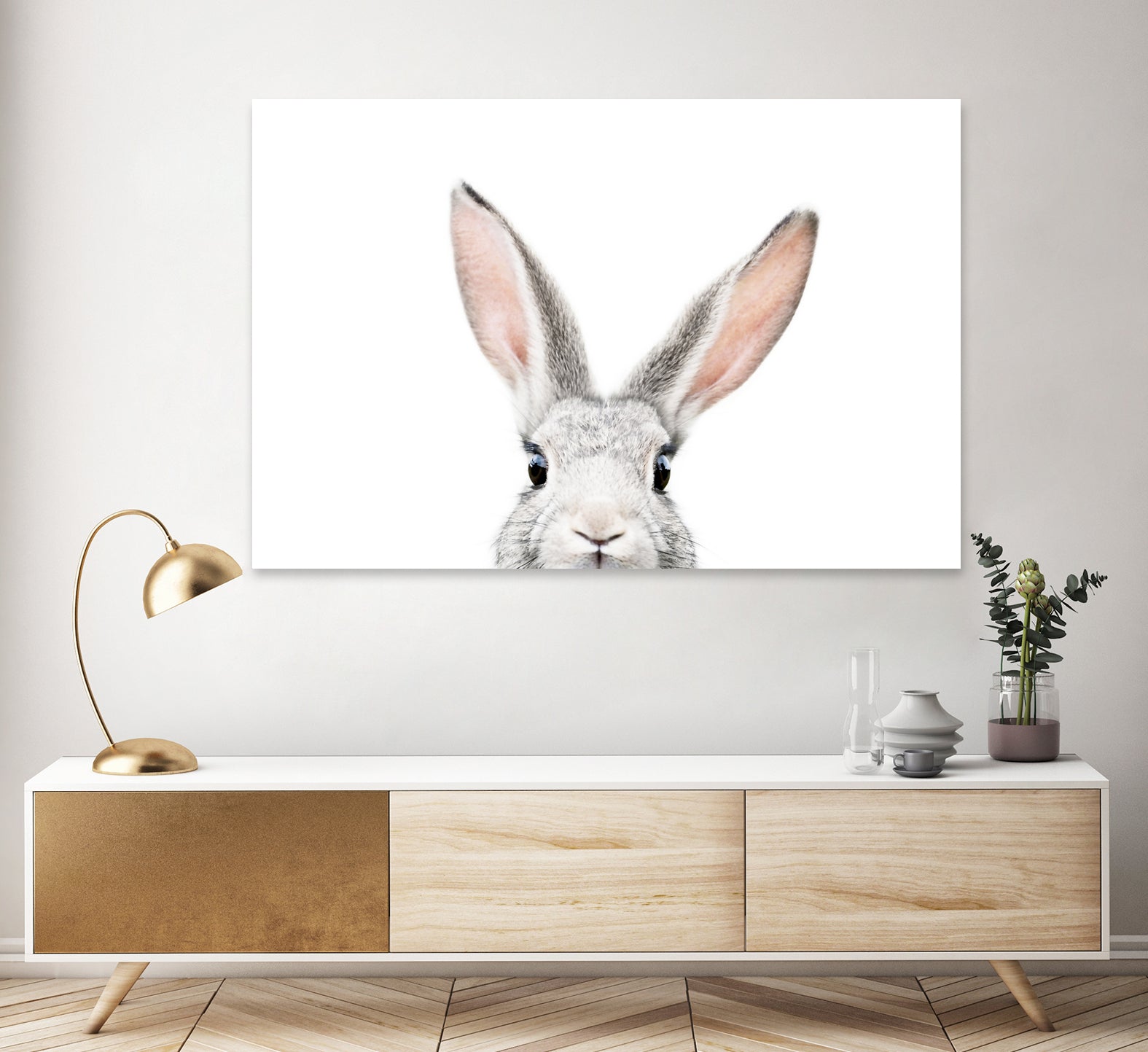 Bunny by Kathrin Pienaar on GIANT ART - gray photo manipulation
