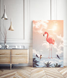 FLAMINGO & FRIENDS by Jonas Loose on GIANT ART - yellow photo manipulation