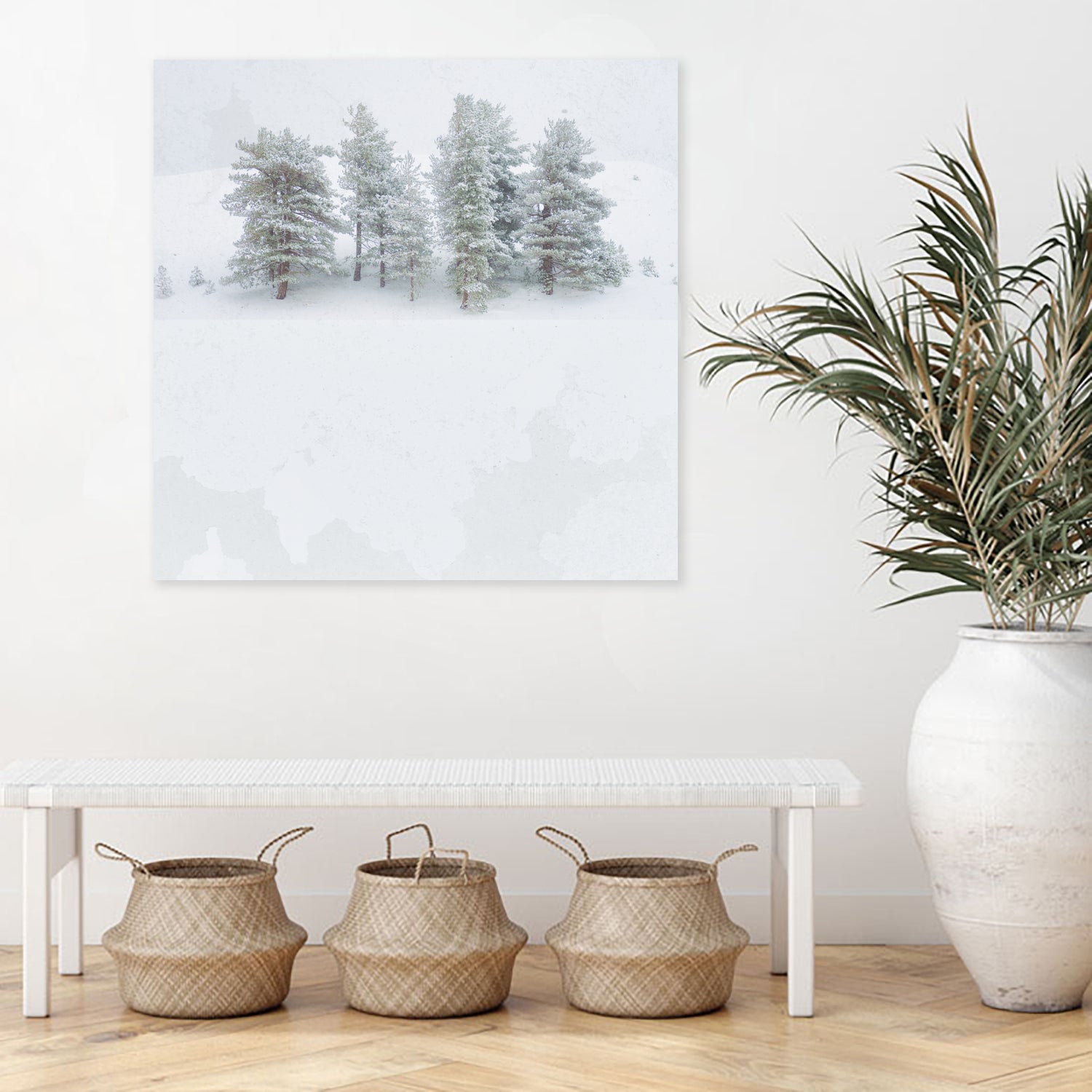 Pines by Antonio Zimbone on GIANT ART - white photo illustration