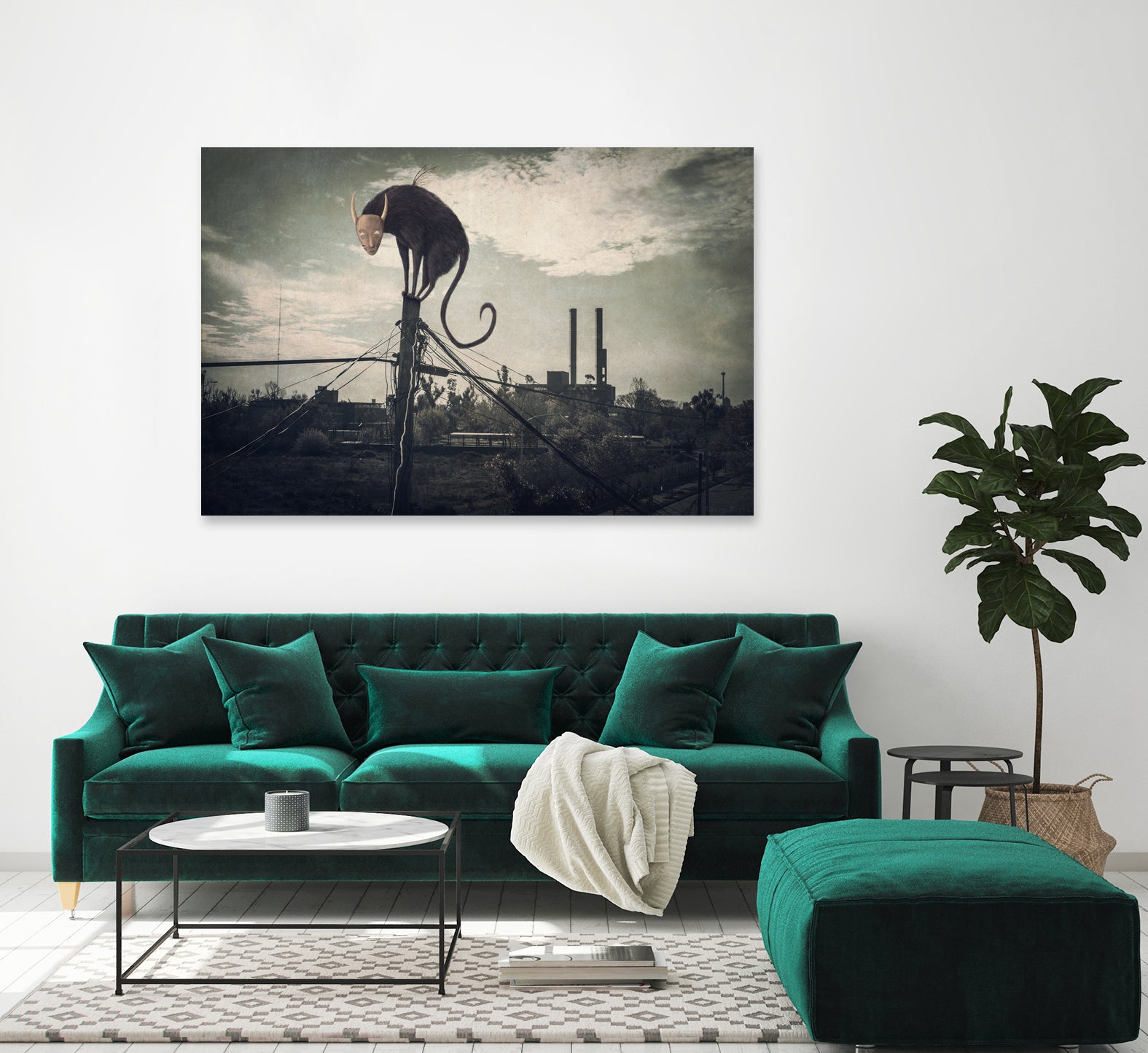 Bicho volador by Laura Nagel on GIANT ART - white mixed media