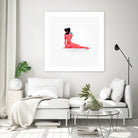 RED Pinup / 02 by Olivier Danchin on GIANT ART - red character design