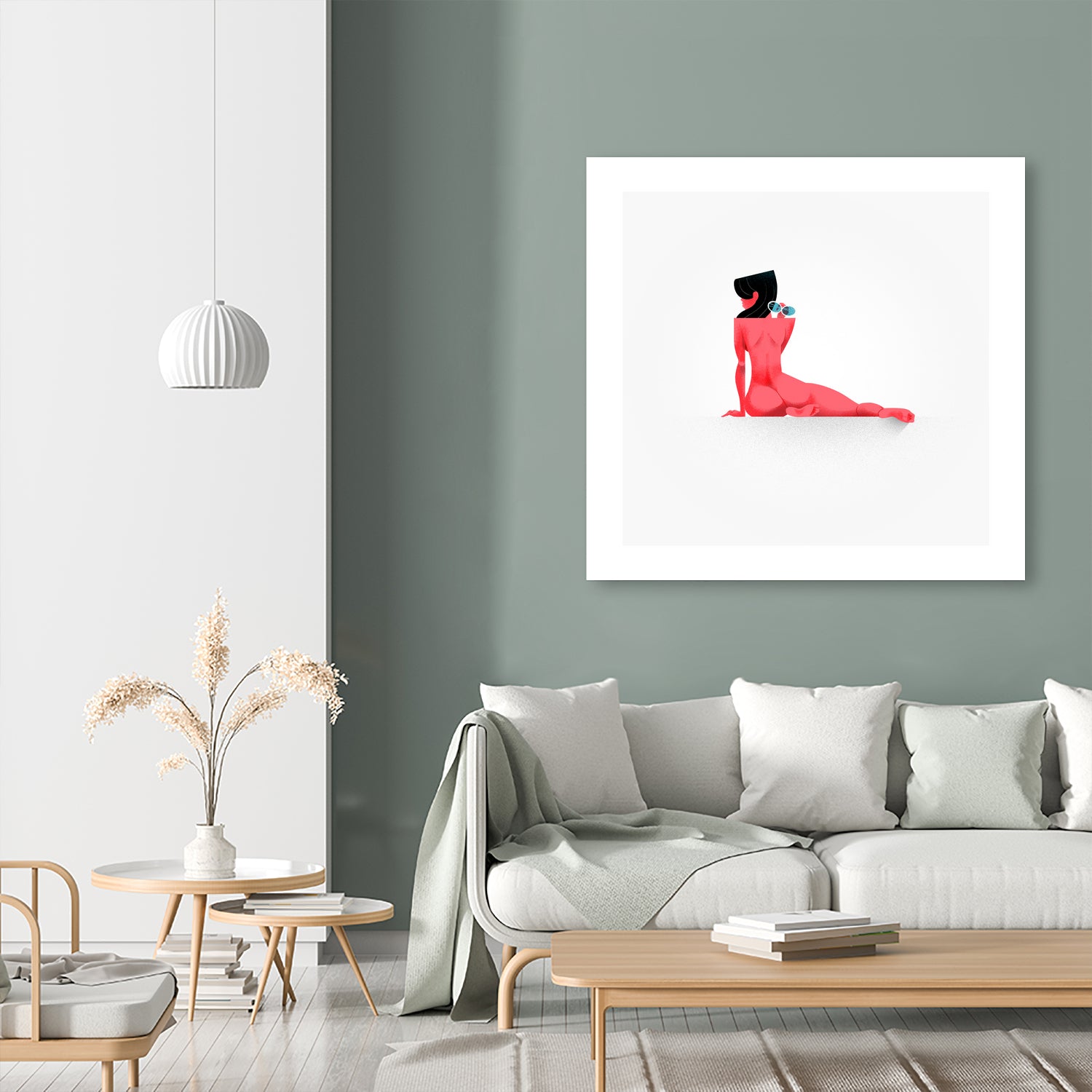 RED Pinup / 02 by Olivier Danchin on GIANT ART - red character design