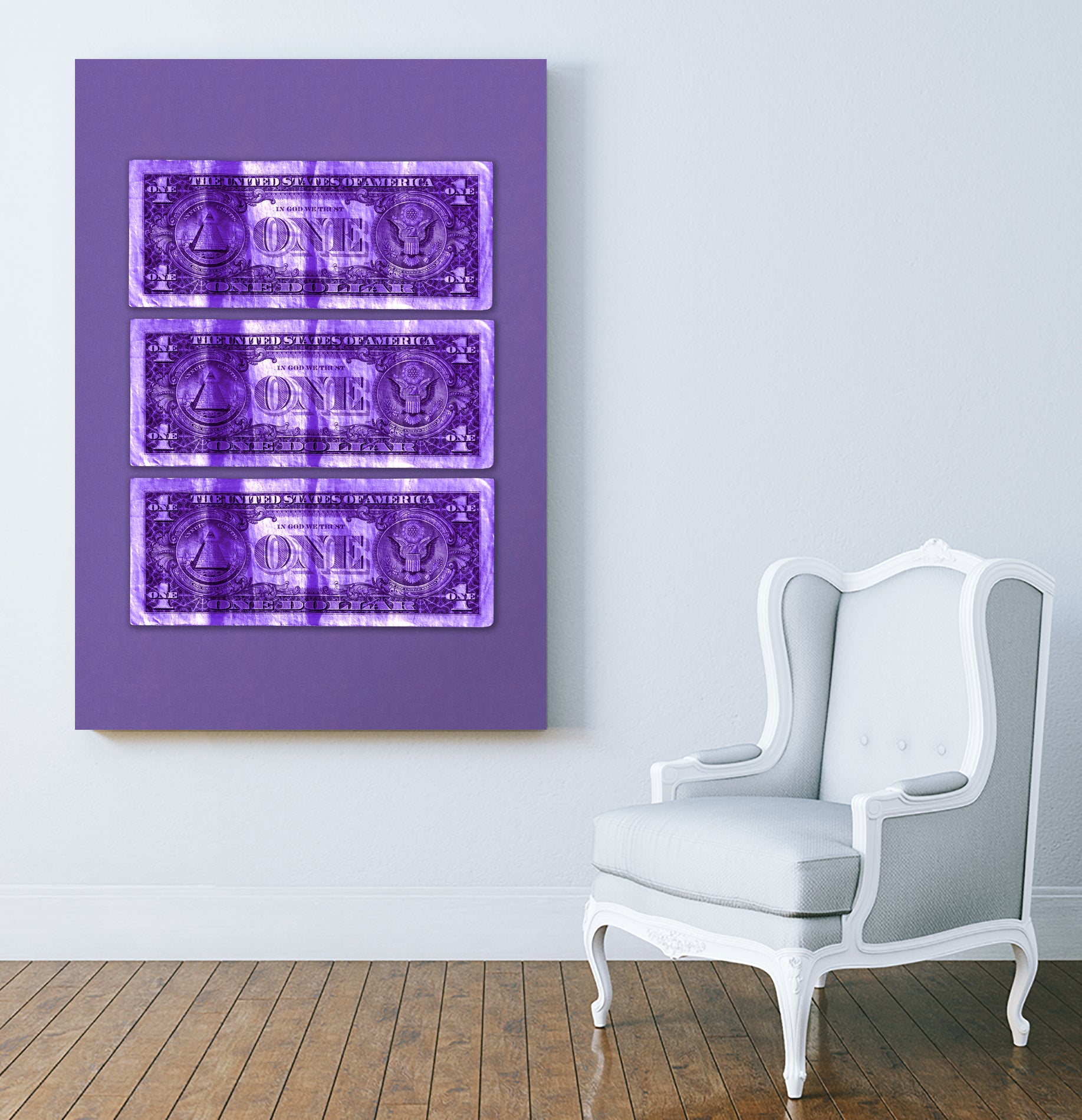 Greenback - 3 Dollar by Ralph Frankenberg on GIANT ART - fuchsia photo manipulation