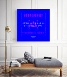 France Gall - Débranche by Amandine Lisoir on GIANT ART - blue typography