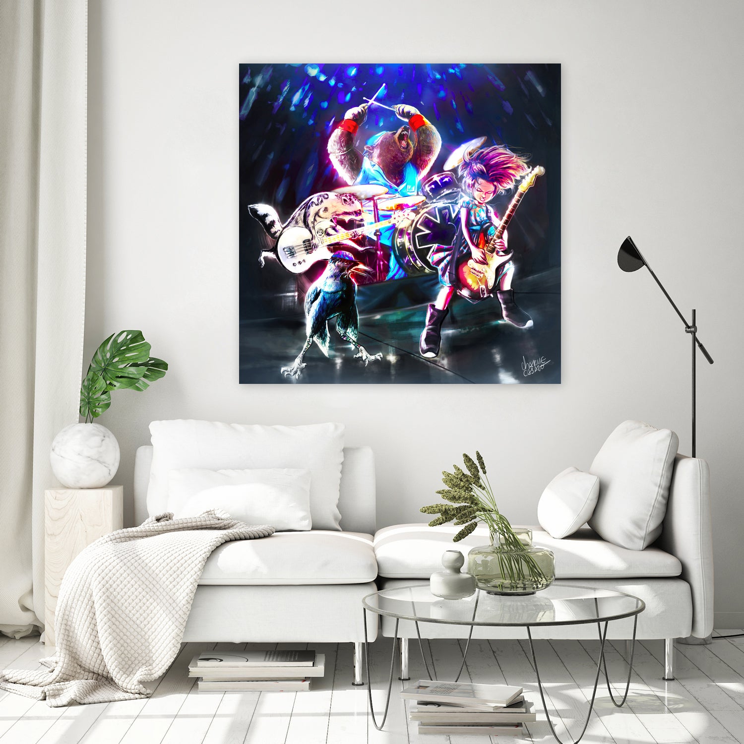 The Getaway live by Charlie Casado on GIANT ART - blue character design