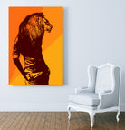 leon by sustici barici on GIANT ART - orange photo illustration