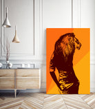 leon by sustici barici on GIANT ART - orange photo illustration