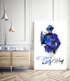 Frank Sinatra Watercolor by Anthony Melice on GIANT ART - blue digital painting