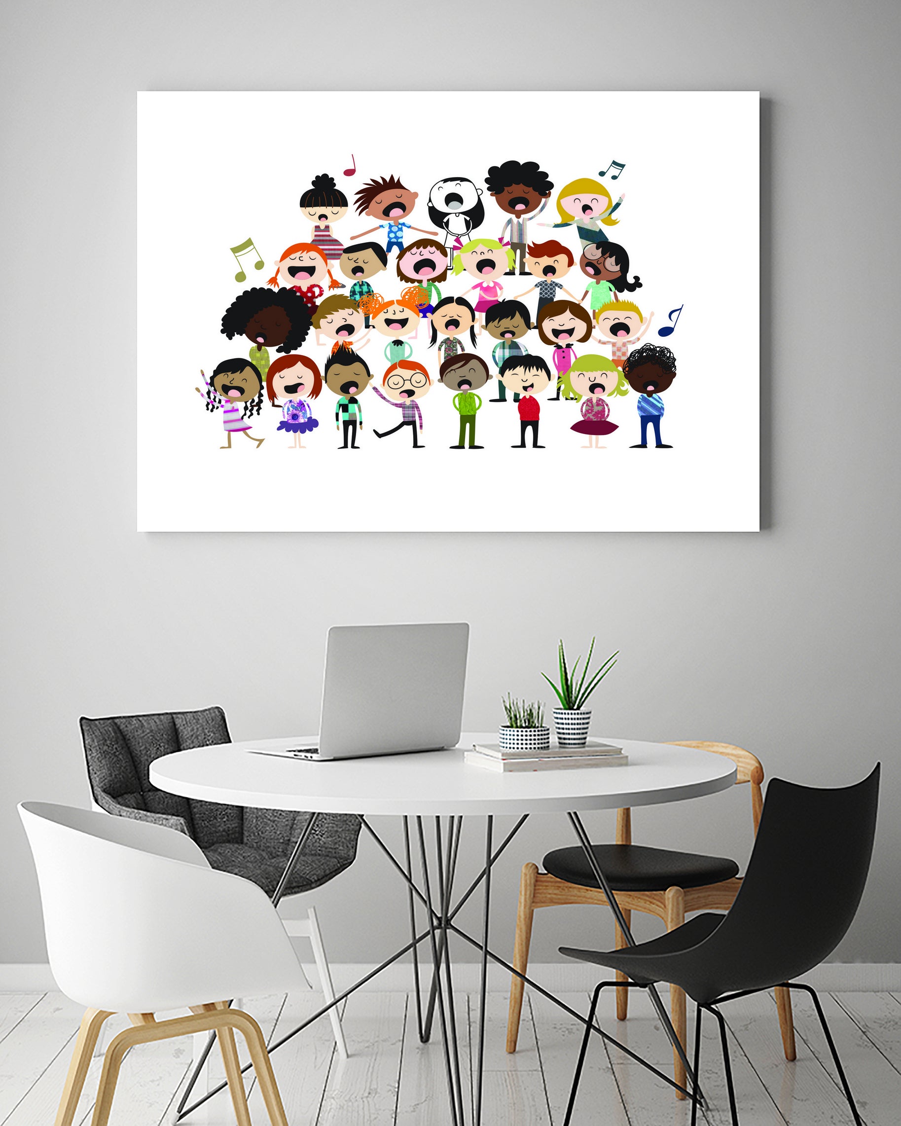 Sing by Holly Hatam on GIANT ART - black digital painting