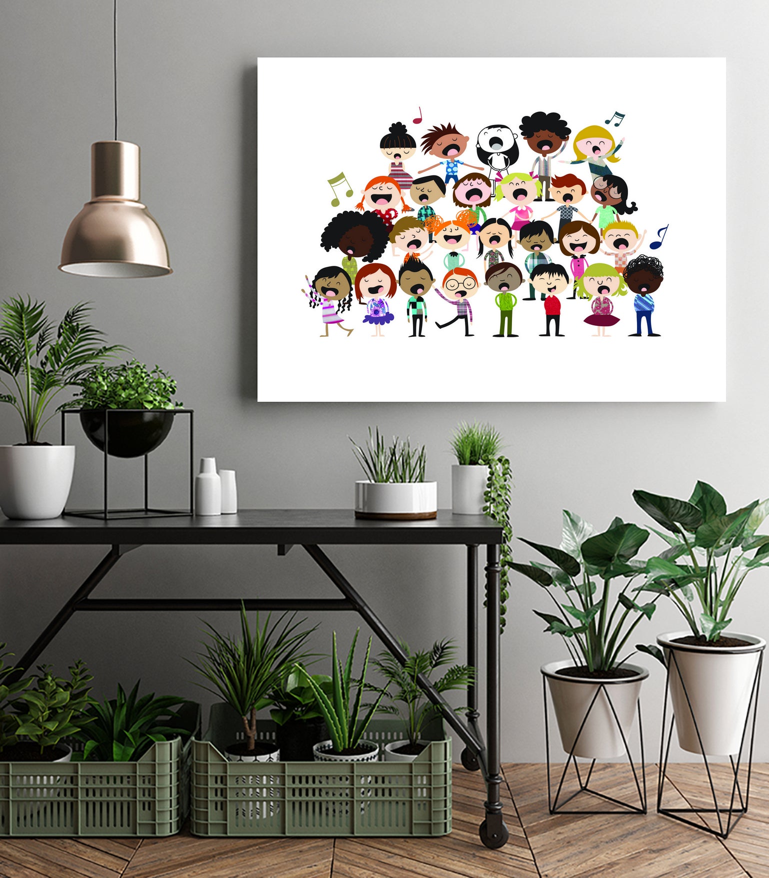 Sing by Holly Hatam on GIANT ART - black digital painting