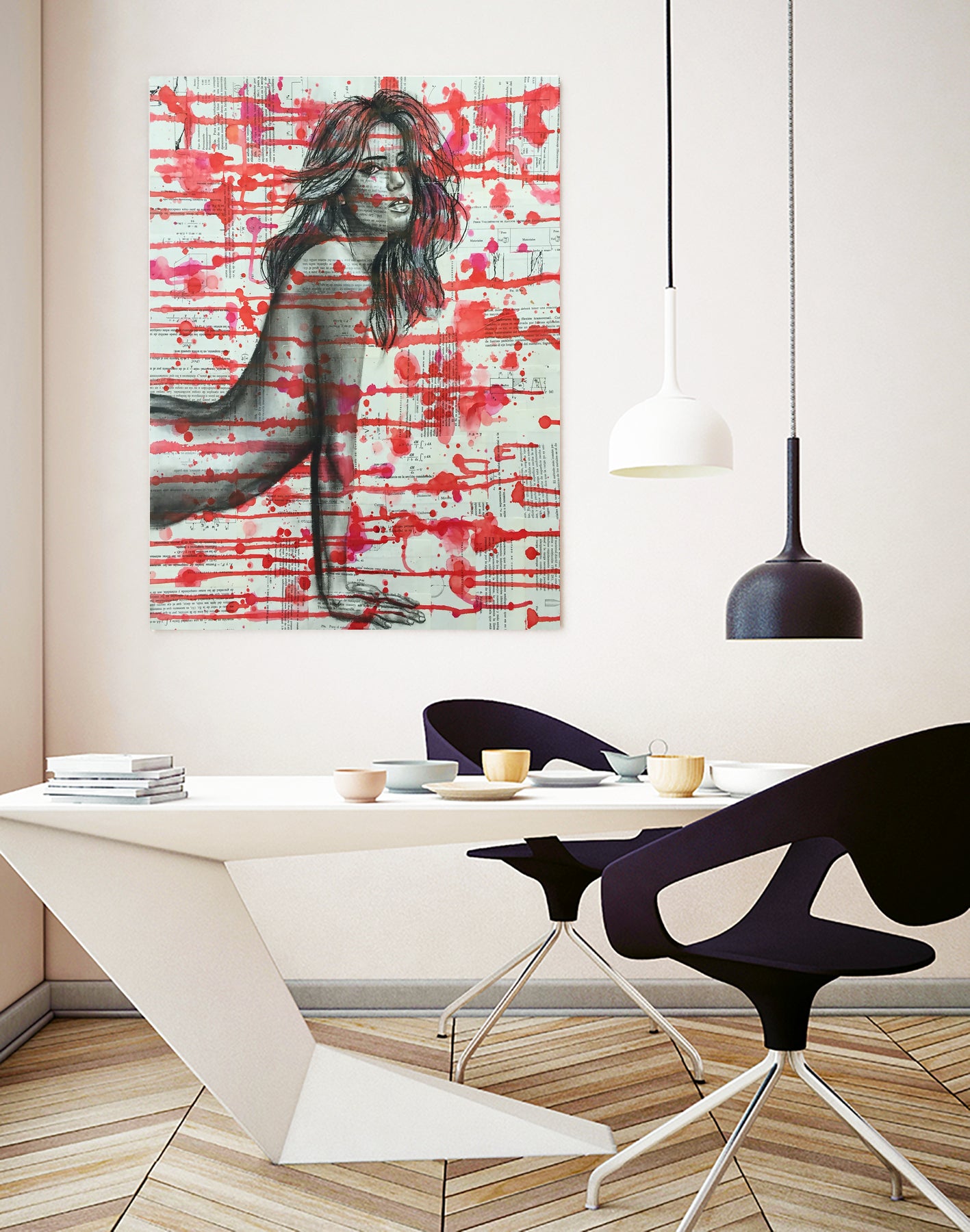 foundme by eugenia retana on GIANT ART - white mixed media