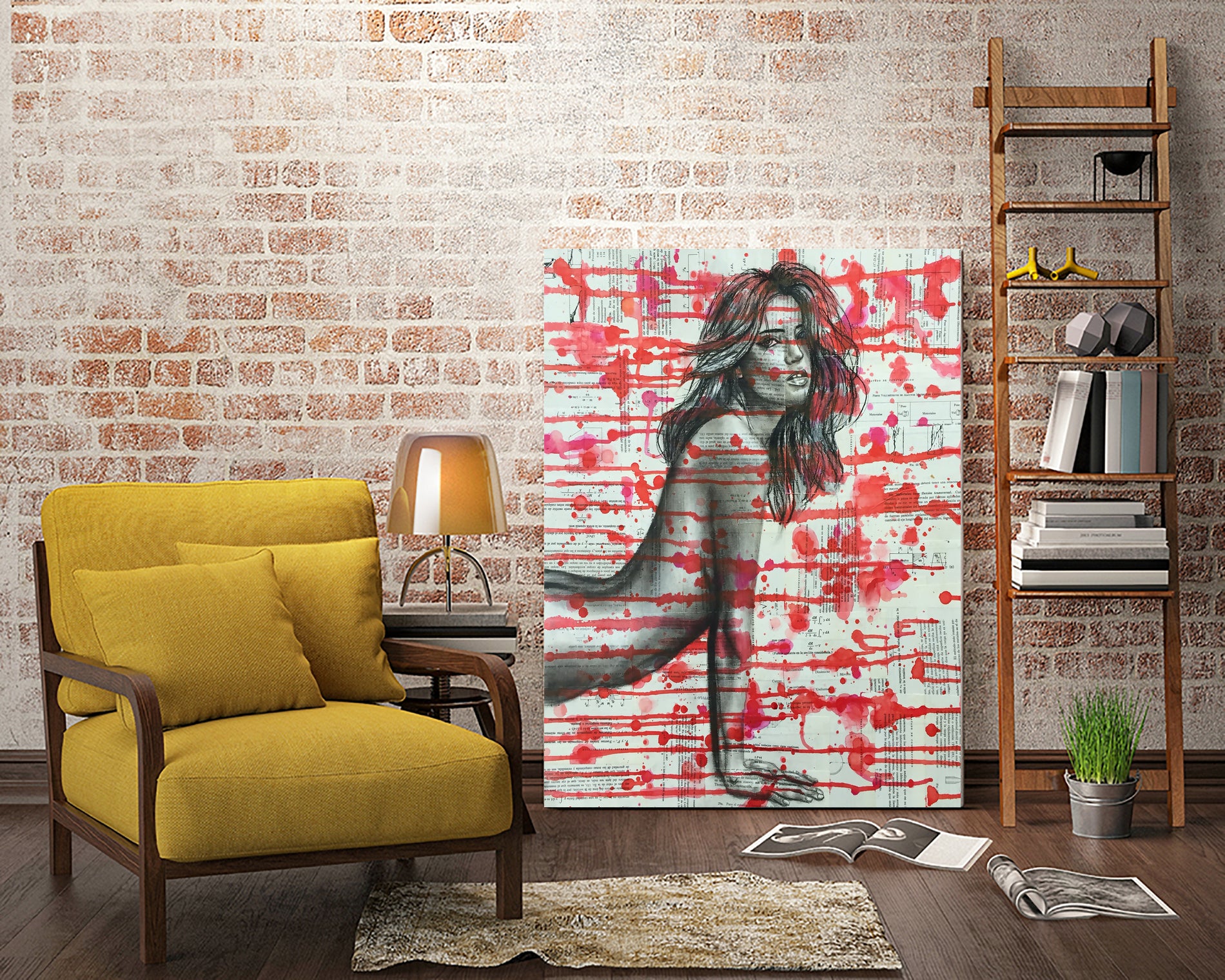 foundme by eugenia retana on GIANT ART - white mixed media