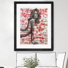 foundme by eugenia retana on GIANT ART - white mixed media