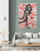 foundme by eugenia retana on GIANT ART - white mixed media