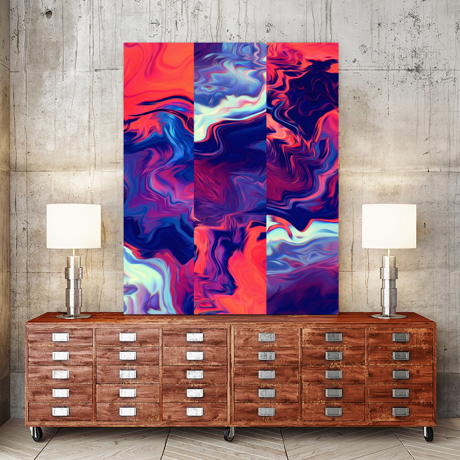 Gresi by Dorian Legret on GIANT ART - blue digital painting