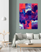 Gresi by Dorian Legret on GIANT ART - blue digital painting